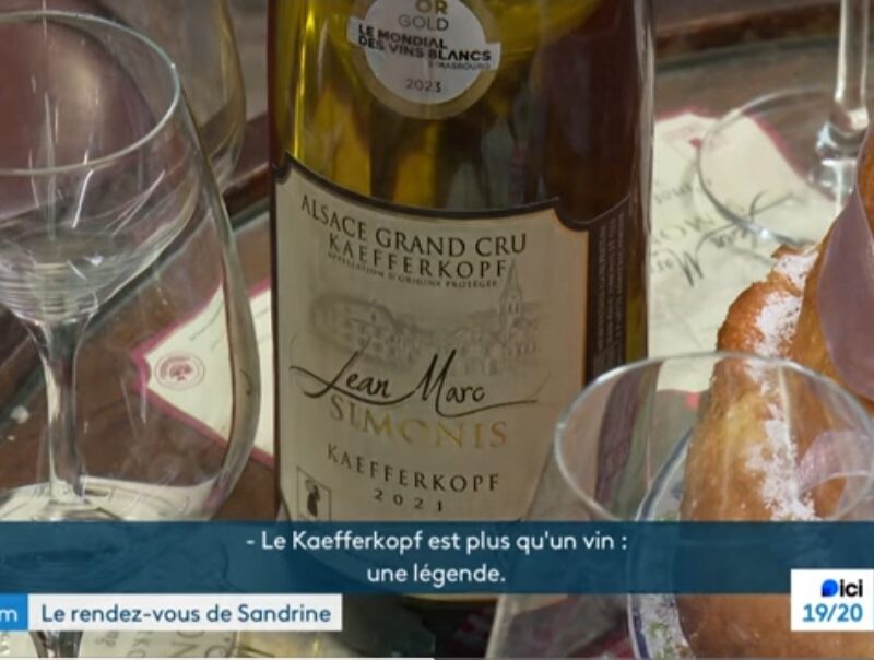 Notre cave sur France 3 Alsace Kingersheim